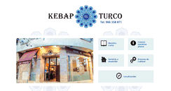 Desktop Screenshot of kebap-elturco.com