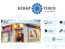 Tablet Screenshot of kebap-elturco.com